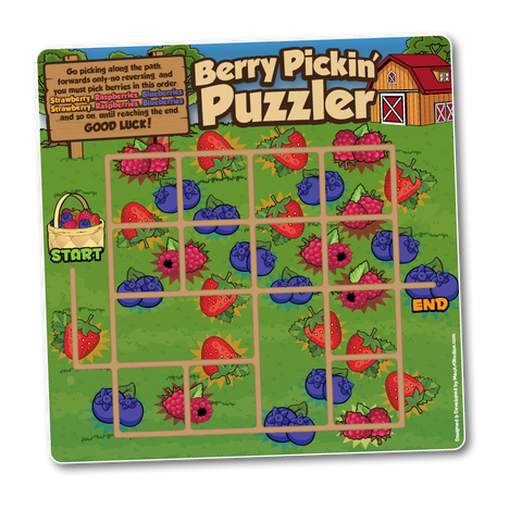 Berry maze puzzler (logic game)