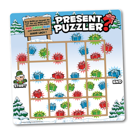 Present puzzler (logic maze)