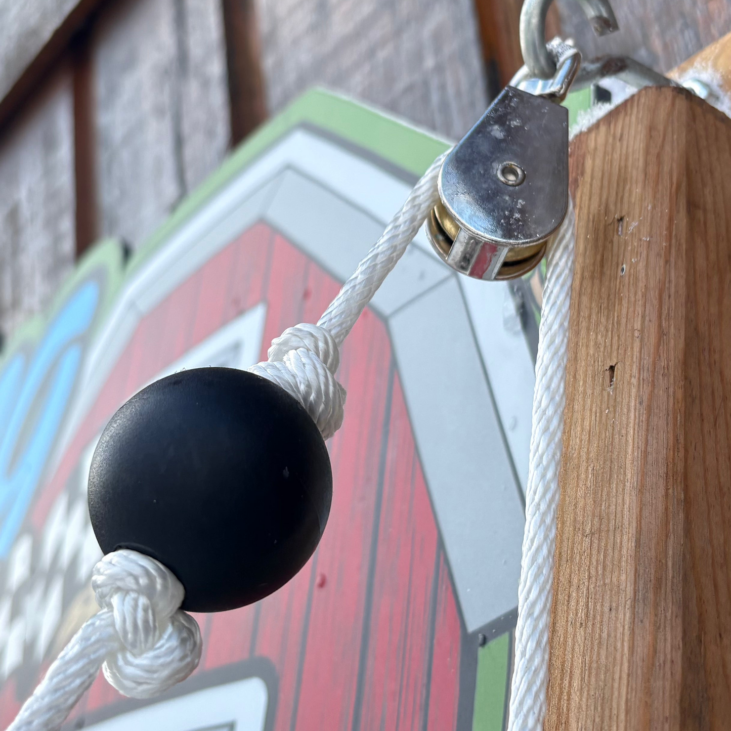 New Ropes with Pulley Stops (1 pair)