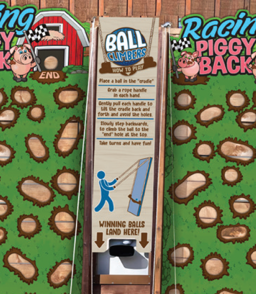 Winner's Cow Bell unit for Ball Climbers