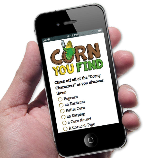 Corny Character maze game