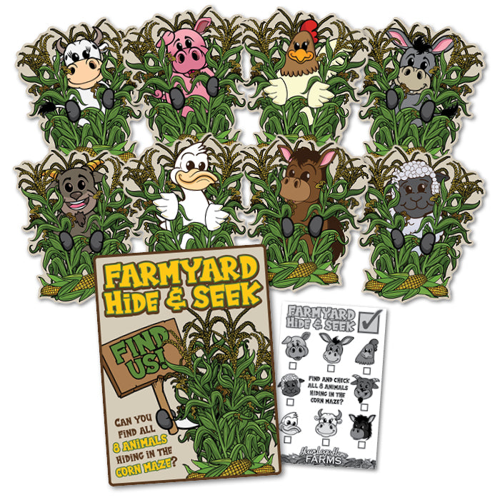 Hide & Seek Corn Maze Characters