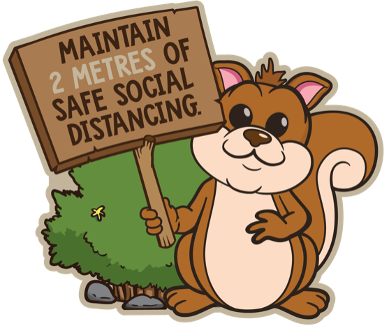 Social Distance Reminders- Set of 5