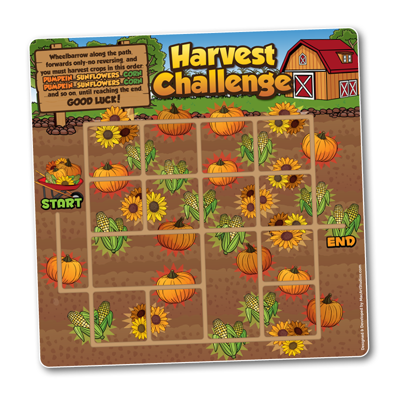 Pumpkin Finger maze puzzler (logic game)