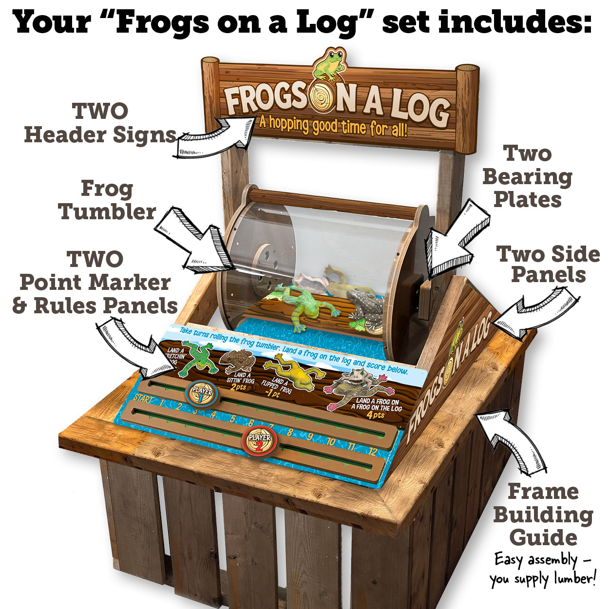 Frogs on a Log!
