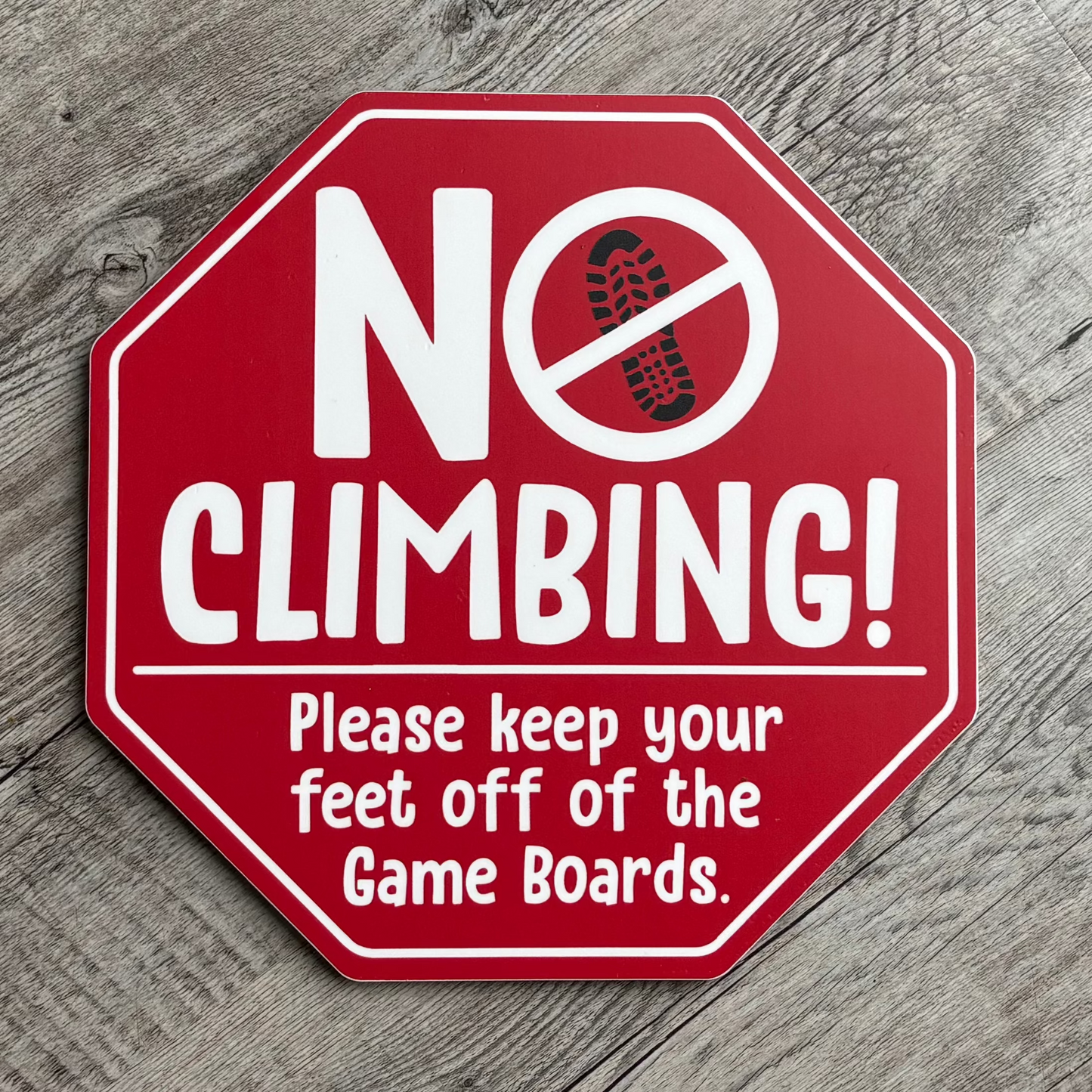 Safety Signs for Ball Climbers (set of 3)