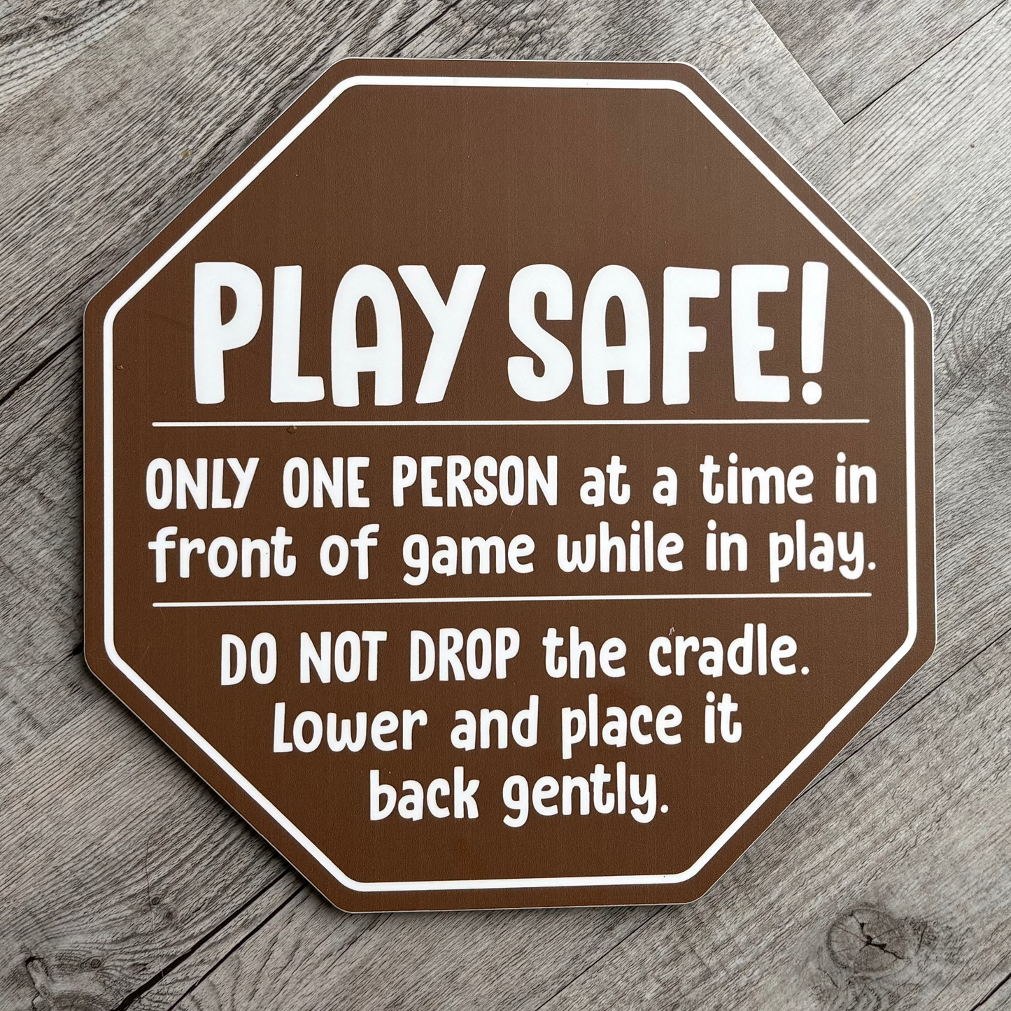 Safety Signs for Ball Climbers (set of 3)