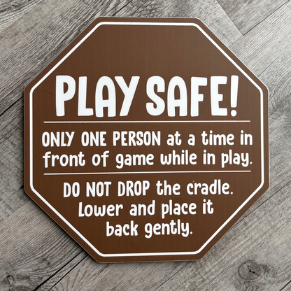 Safety Signs for Ball Climbers (set of 3)