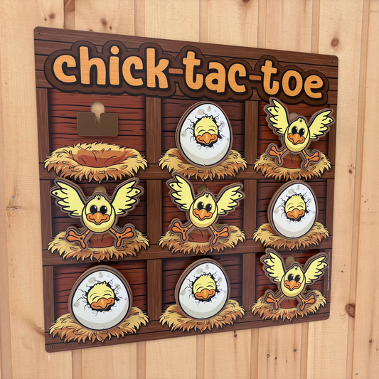 Chick-Tac-Toe (Wall mounted)
