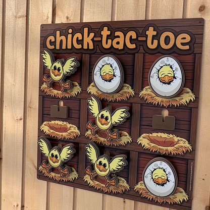 Chick-Tac-Toe (Wall mounted)