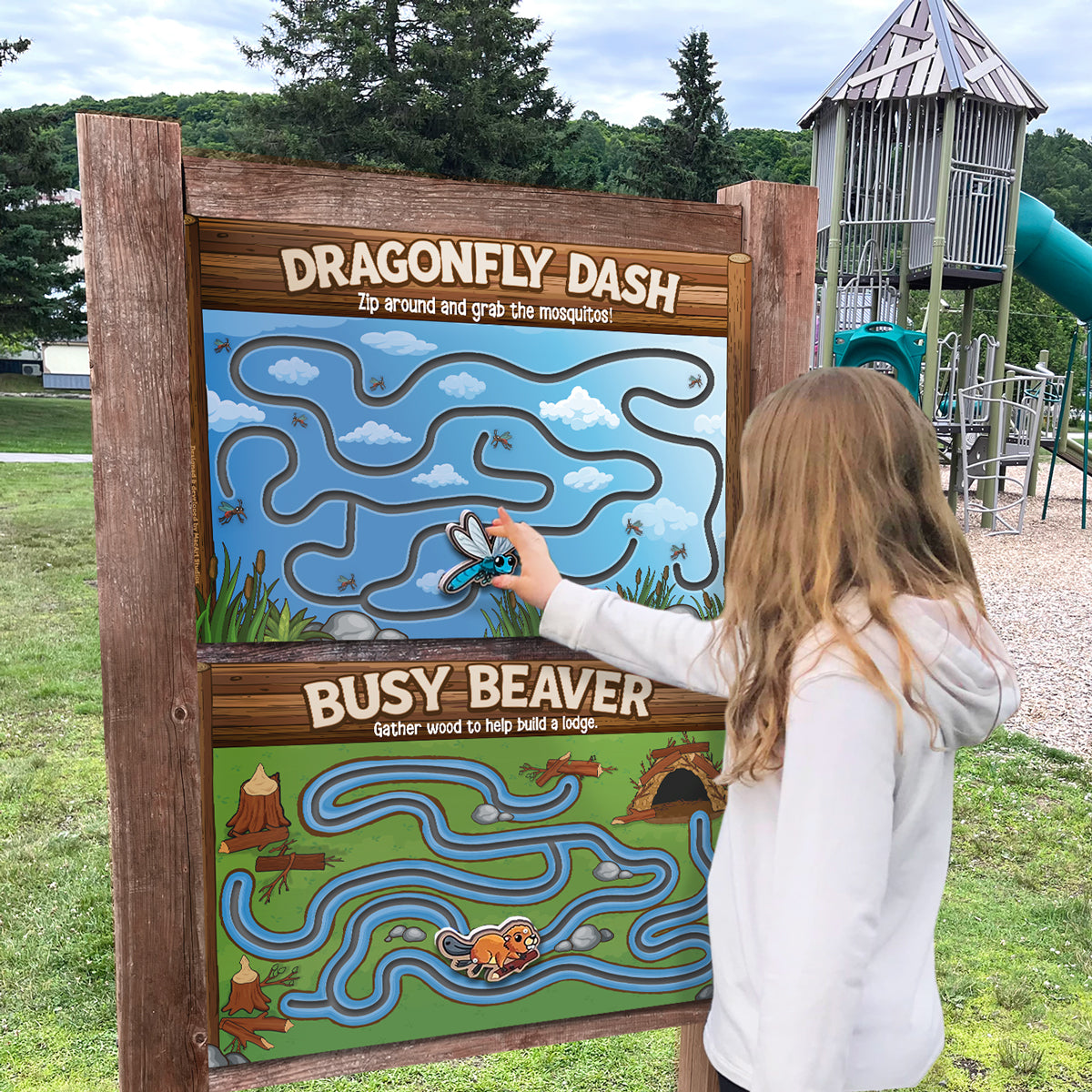 Outdoor 'Busy Boards'