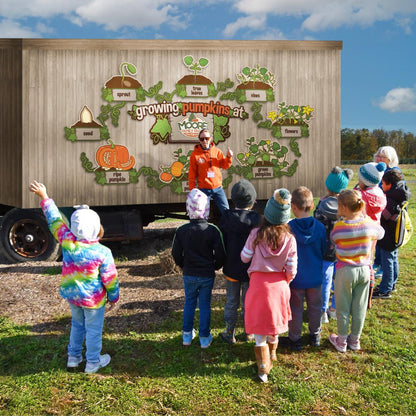 Educational Mural: Pumpkin Life Cycle