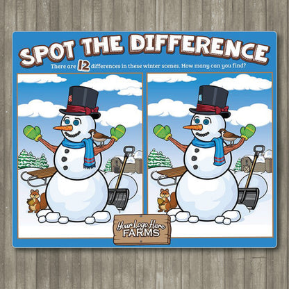 Snowman - Spot the Difference