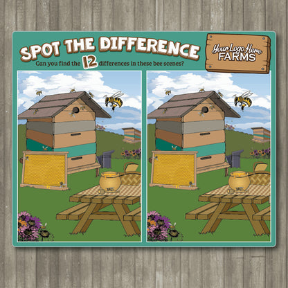 Bees & Honey - Spot the Difference