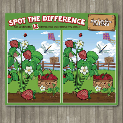 Strawberries - Spot the Difference