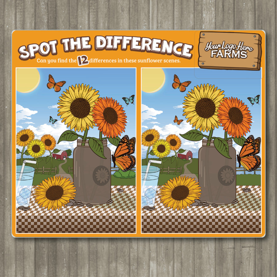 Sunflowers - Spot the Difference