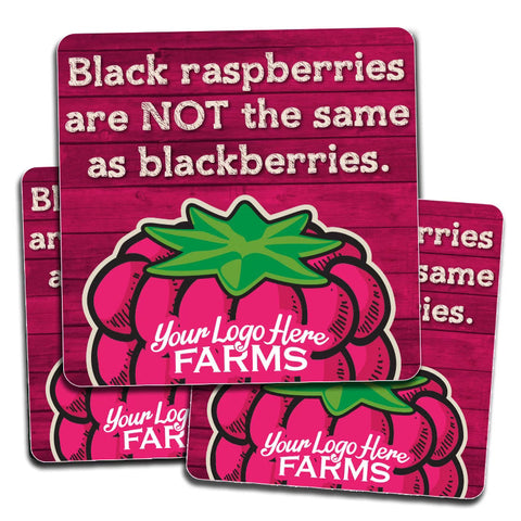 Raspberry Fact Signs (set of 6)