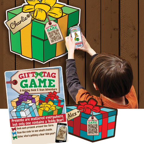 Gift Tag Game- a Christmas Seek and Scan