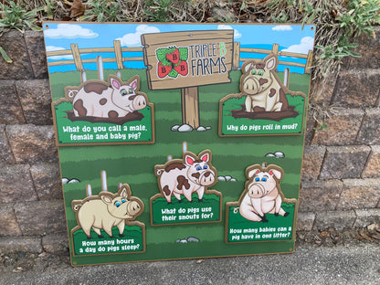 Pigs on the Farm (multi-fact board)