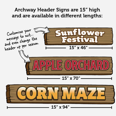 Archway Header Sign