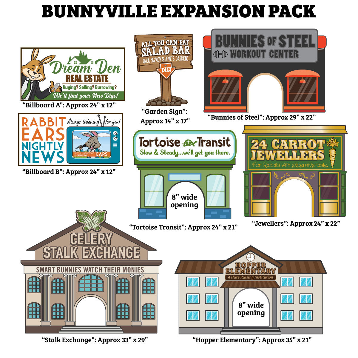 Bunnyville - a memorable rabbit display