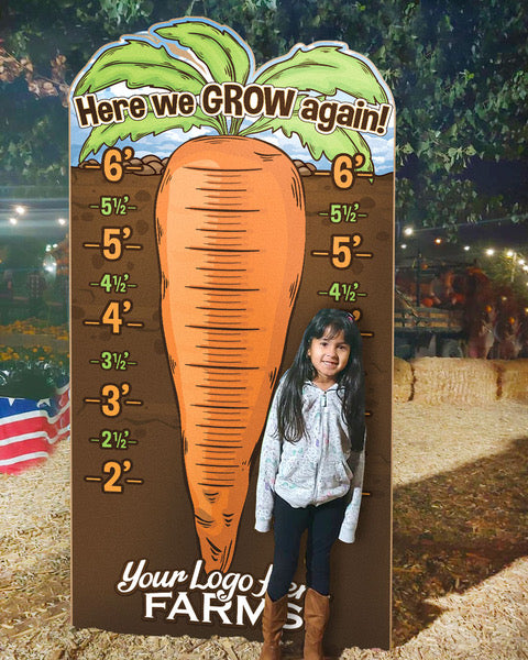 How Tall This Year? Giant Carrot