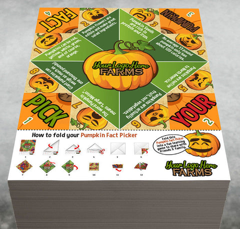 Pumpkin Fact Pickers (foldable take-home)