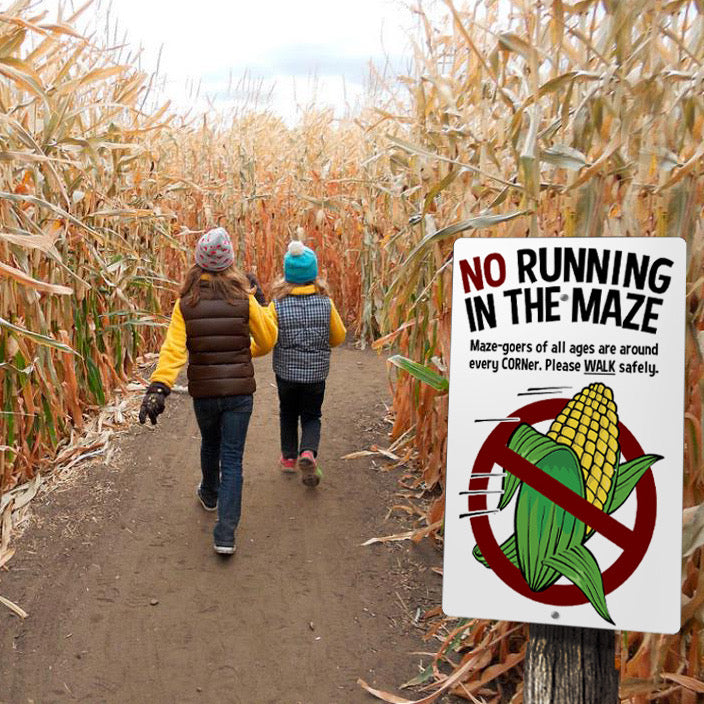 Marking Corn Corn Maze Rule Signs (8 pack) – FarmYard Games