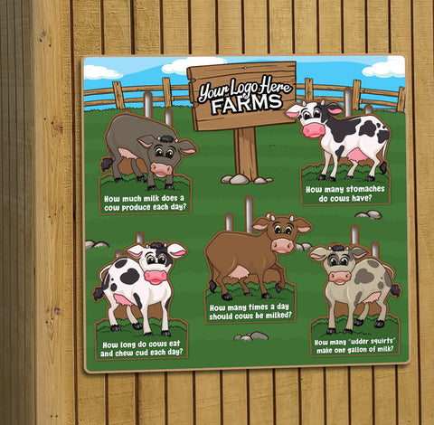 Cows on the Farm  (multi-fact board)
