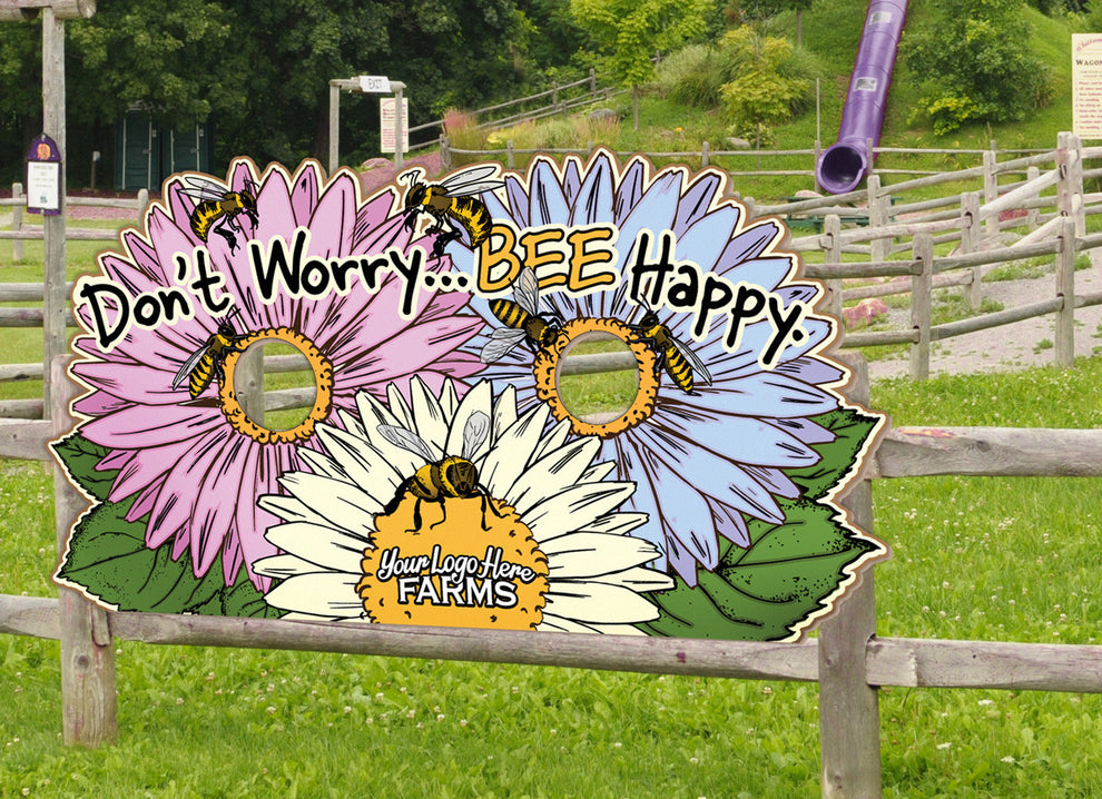 Patch Thermocollant 'Don't Worry Be Happy' – 3 Cm, Style Positif Et Fun à Repasser