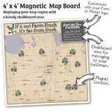 Local Food Source Area Maps and Magnets