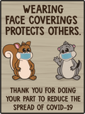 Face Covering Reminders- Set of 5