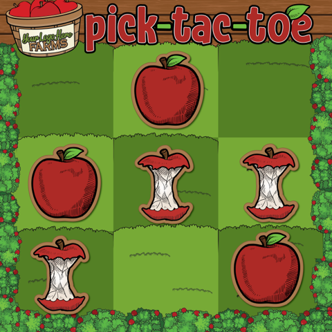 Pick-Tac-Toe  (Apples)