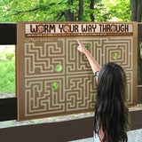 Worm your way through (double sided maze panel)